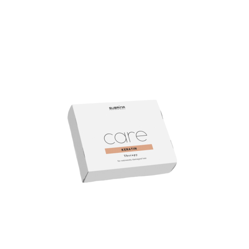 Set, Subrina Professional, Care Keratin, Ser pentru păr, Pentru întărire, 6 buc, 10 ml